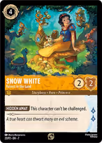Snow White Lorcana card