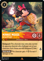 Minnie Mouse Lorcana card