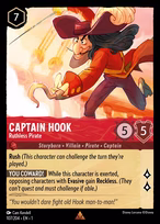 Captain Hook Lorcana card