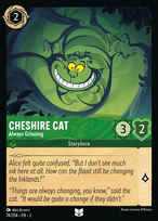 Cheshire Cat Lorcana card