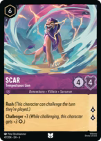 Scar Lorcana card