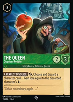 The Queen Lorcana card