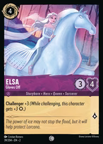 Elsa Lorcana card