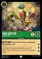Mad Hatter Lorcana card