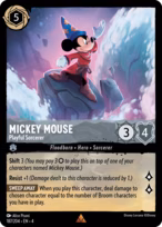 Mickey Mouse Lorcana card