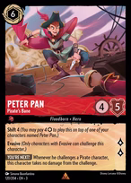 Peter Pan Lorcana card