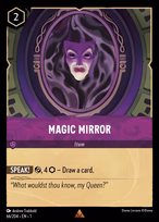 Magic Mirror Lorcana card