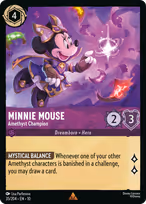Minnie Mouse Lorcana card