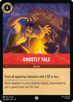 Ghostly Tale Lorcana card