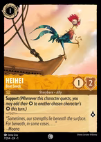 HeiHei Lorcana card