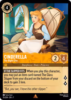 Cinderella Lorcana card