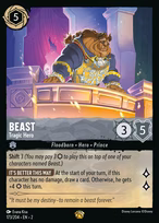 Beast Lorcana card