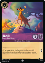 Bambi Lorcana card