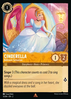 Cinderella Lorcana card