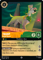 Tramp Lorcana card