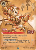 Tigger Lorcana card