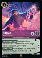 Yen Sid Lorcana card