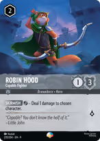 Robin Hood Lorcana card