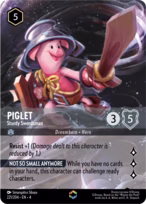Piglet Lorcana card