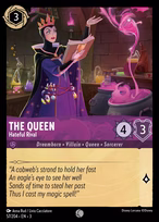 The Queen Lorcana card