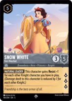 Snow White Lorcana card