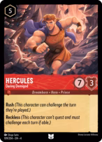Hercules Lorcana card
