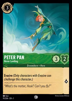 Peter Pan Lorcana card