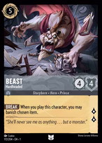 Beast Lorcana card