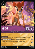 Bambi Lorcana card