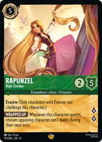 Rapunzel Lorcana card