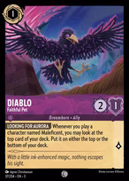 Diablo Lorcana card