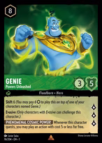 Genie Lorcana card