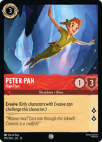 Peter Pan Lorcana card