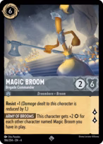 Magic Broom Lorcana card