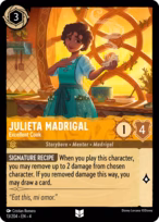 Julieta Madrigal Lorcana card