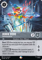 Robin Hood Lorcana card