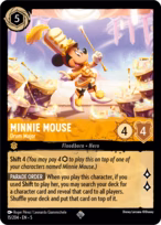 Minnie Mouse Lorcana card