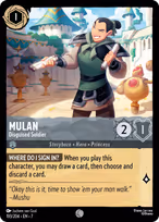 Mulan Lorcana card