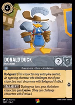 Donald Duck Lorcana card