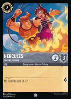 Hercules Lorcana card