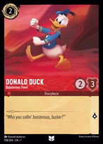 Donald Duck Lorcana card