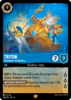 Triton Lorcana card