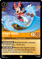 Minnie Mouse Lorcana card