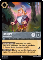 Grumpy Lorcana card