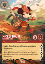 Mickey Mouse Lorcana card