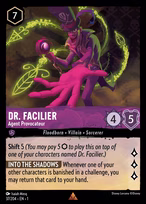 Dr. Facilier Lorcana card