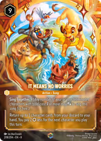 It Means No Worries Lorcana card