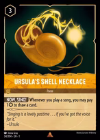 Ursula's Shell Necklace Lorcana card