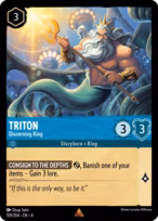 Triton Lorcana card