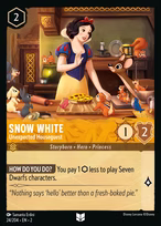Snow White Lorcana card